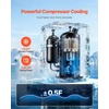 image:imageVEVOR Industrial Water Chiller 27300 BTUh Industrial Water Cooler Cooling System with Compressor 106 Gal Tank Capacity 185GPM Max Flow Rate for CO2 Laser Tube Engraving amp Cutting Machine